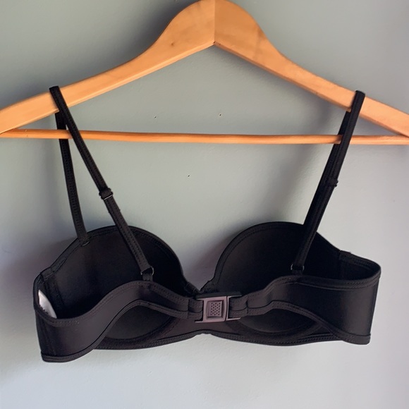 Stripsky | Neoprene Bikini Bra Top Black Small - Picture 3 of 8